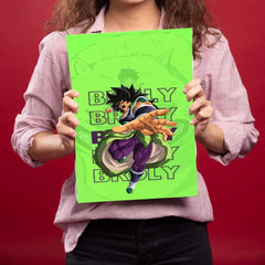 Broly Metal Poster