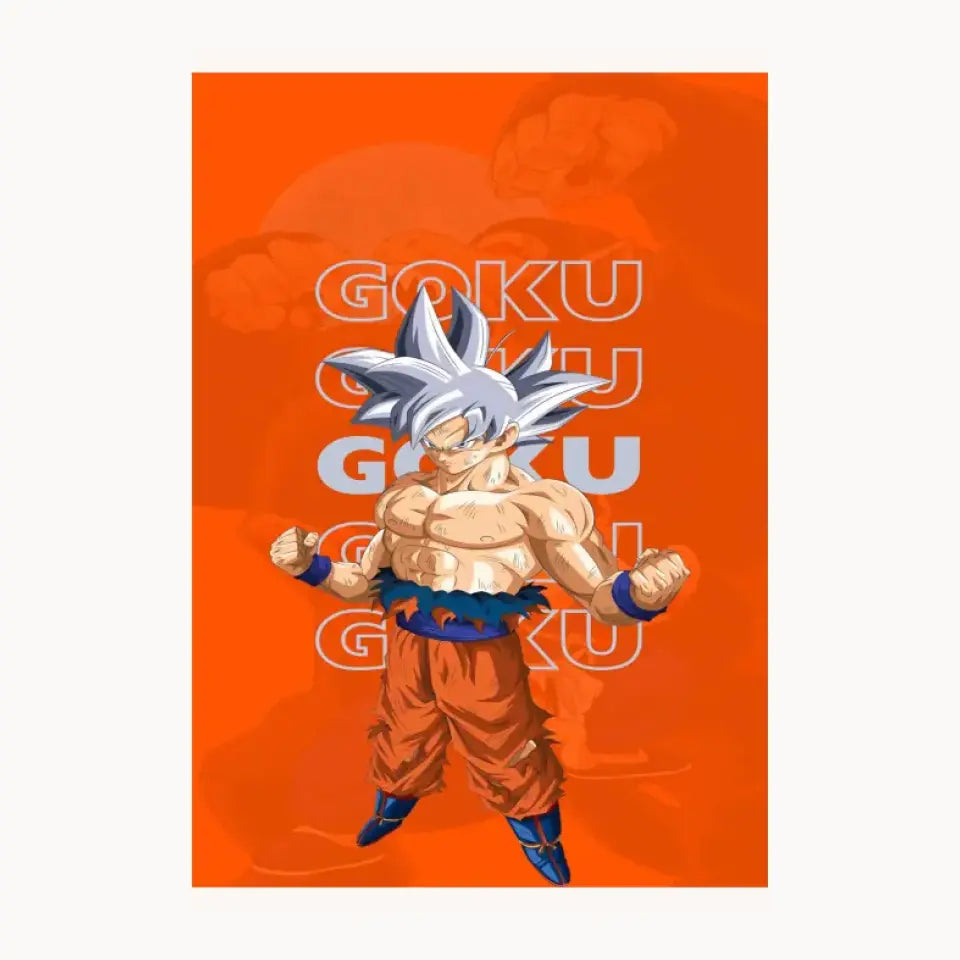 Goku Metal Poster