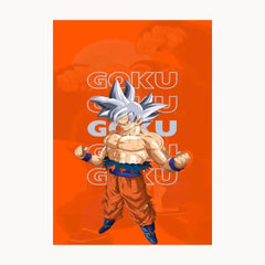 Goku Metal Poster
