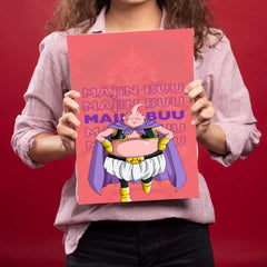 Majin Buu Metal Poster