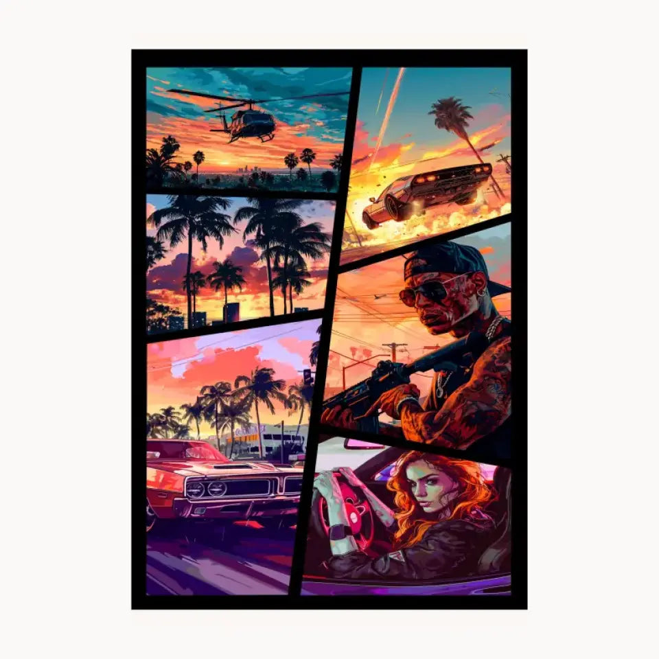 Gt-5  3 Metal Poster
