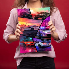 Gt-5  3 Metal Poster