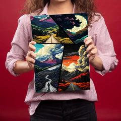Beautiful Nature Painting Metal Poster