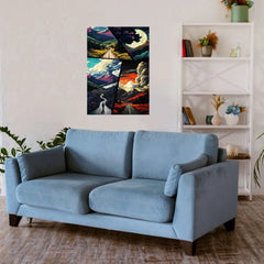 Beautiful Nature Painting Metal Poster