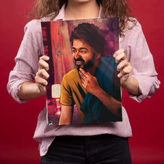 Handsome Vijay Metal Poster
