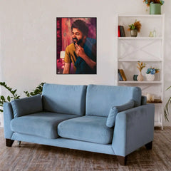 Handsome Vijay Metal Poster