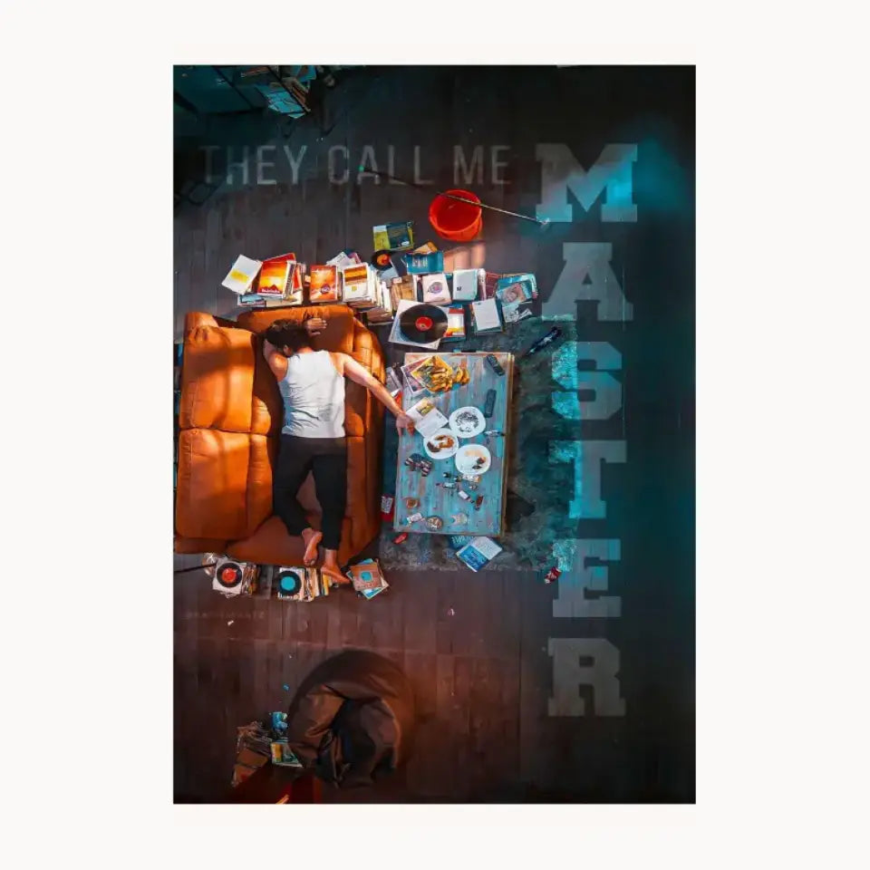 They Call Me Master Metal Poster