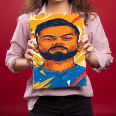 Handsome Virat Kohali Metal Poster