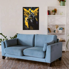 Black Batman Metal Poster