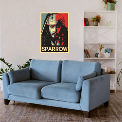 Sparrow Metal Poster