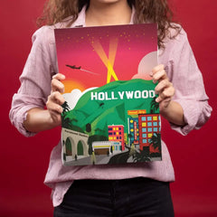 Hollywood Metal Poster