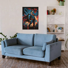 Super Hero Metal Poster