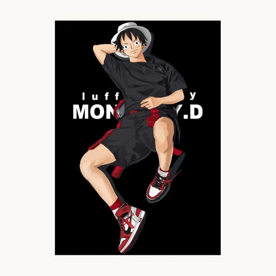 Luffy Monkey Metal Poster