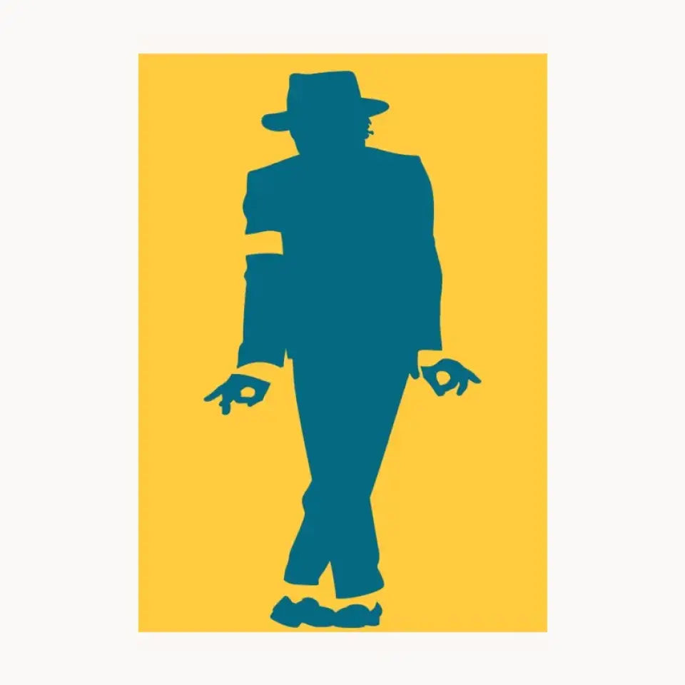 Blue Jocker Metal Poster
