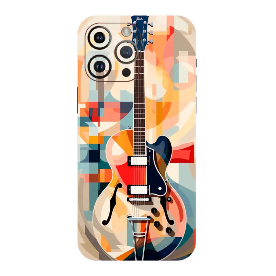 Artistic Electric Guitar Mobile Skin