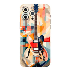 Artistic Electric Guitar Mobile Skin