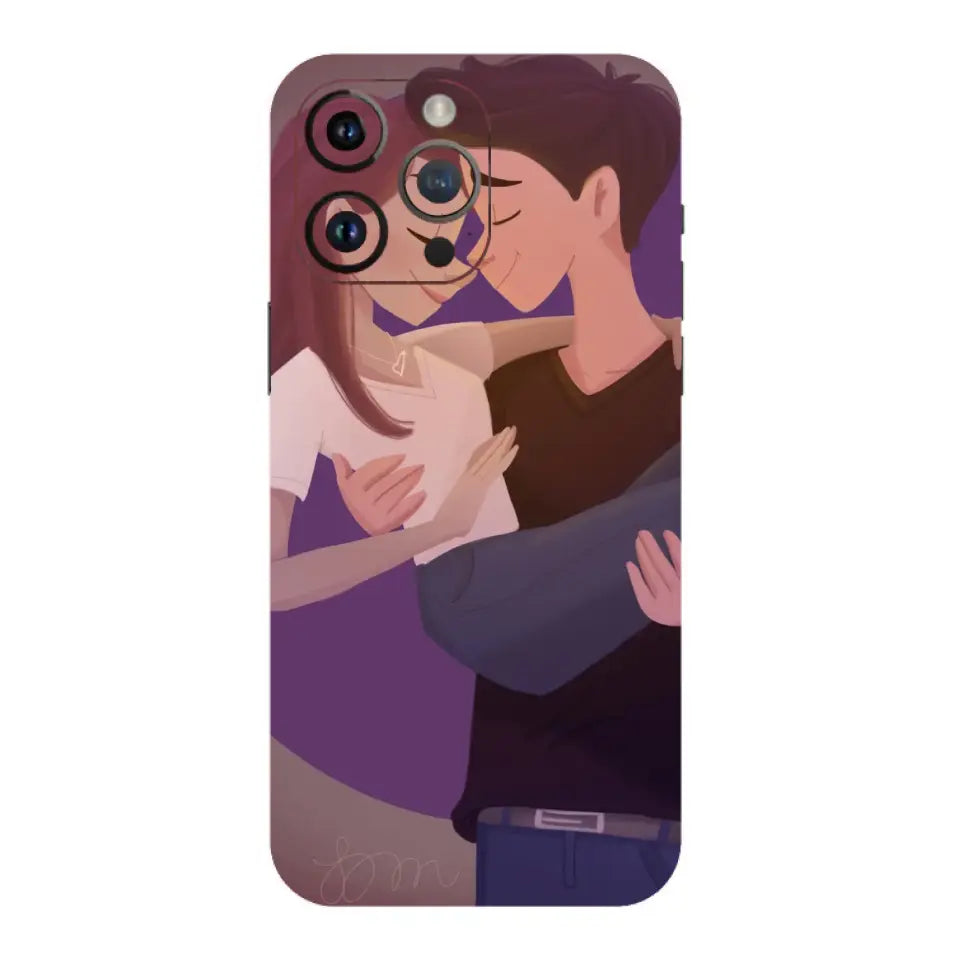 Cute Couple Mobile Skin