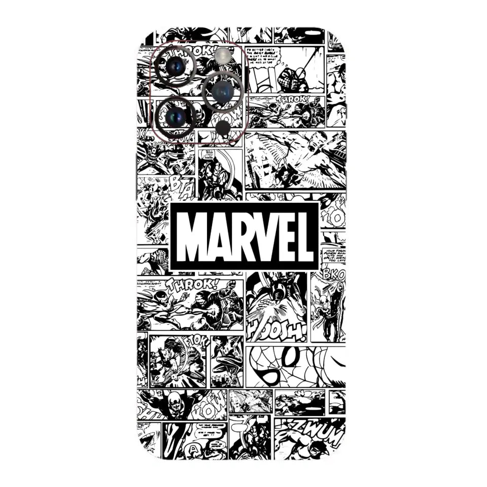 Black and White Comic Marvel Mobile Skins | Marvel Phone Skin