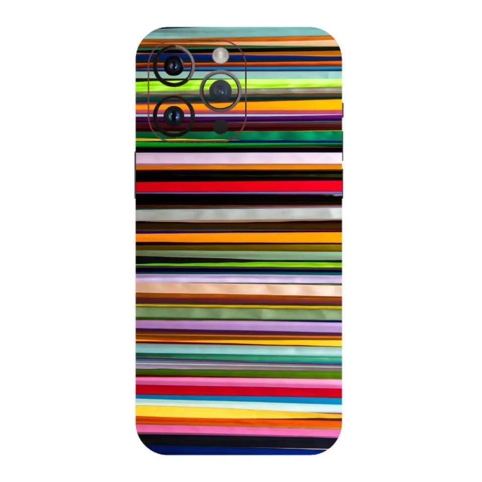 Colorful Abstract Lines Mobile Skin
