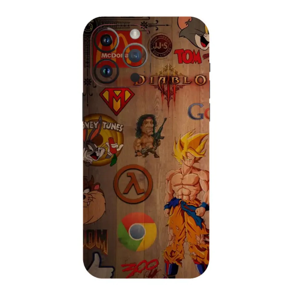 Cartoon & Brands Mobile Skin