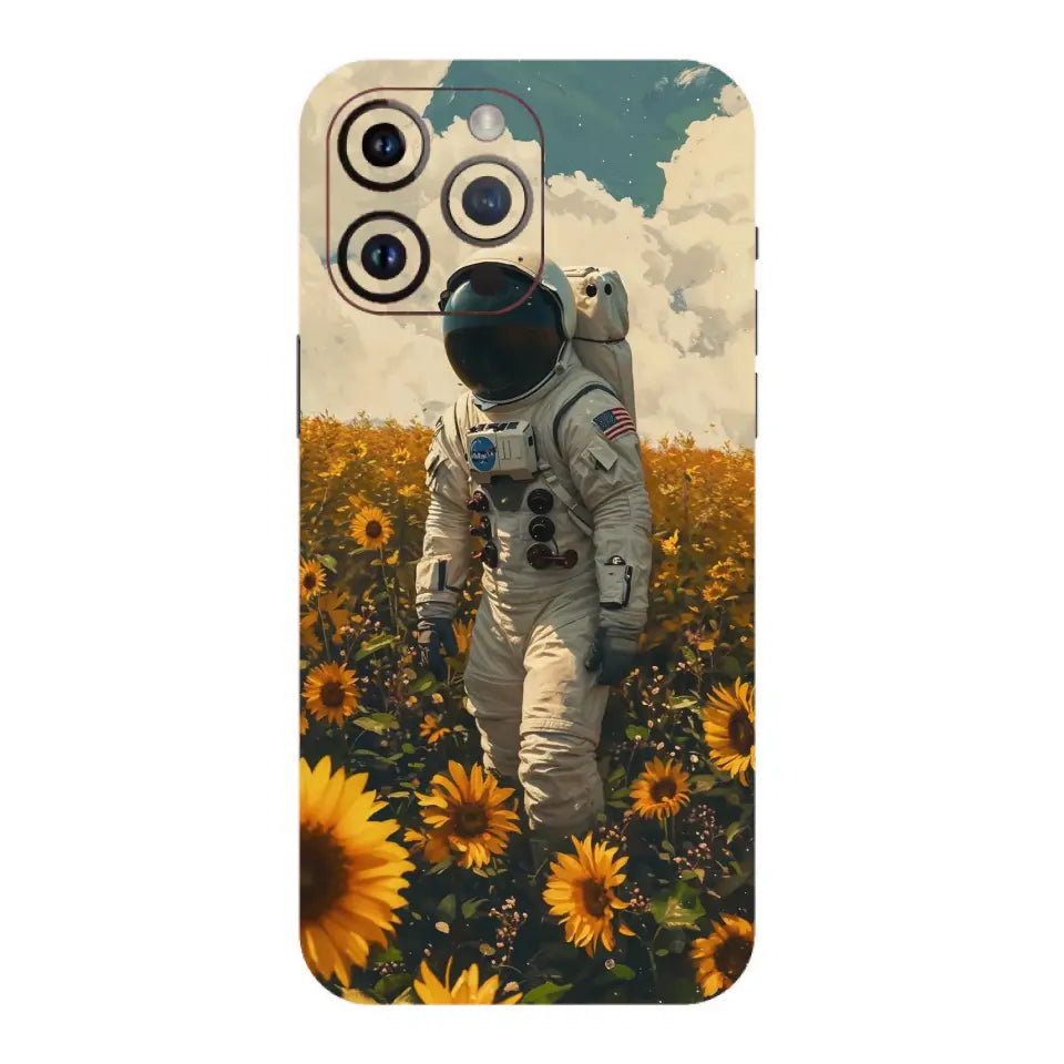 Field of Flowers Astronaut Mobile Skin