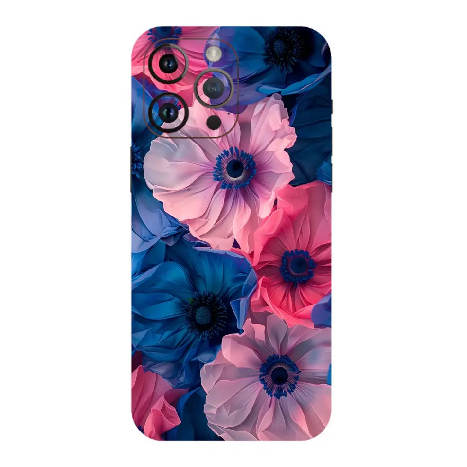 Colorful Flowers Mobile Skin