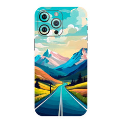 Endless Road in The Mountain Mobile Skin