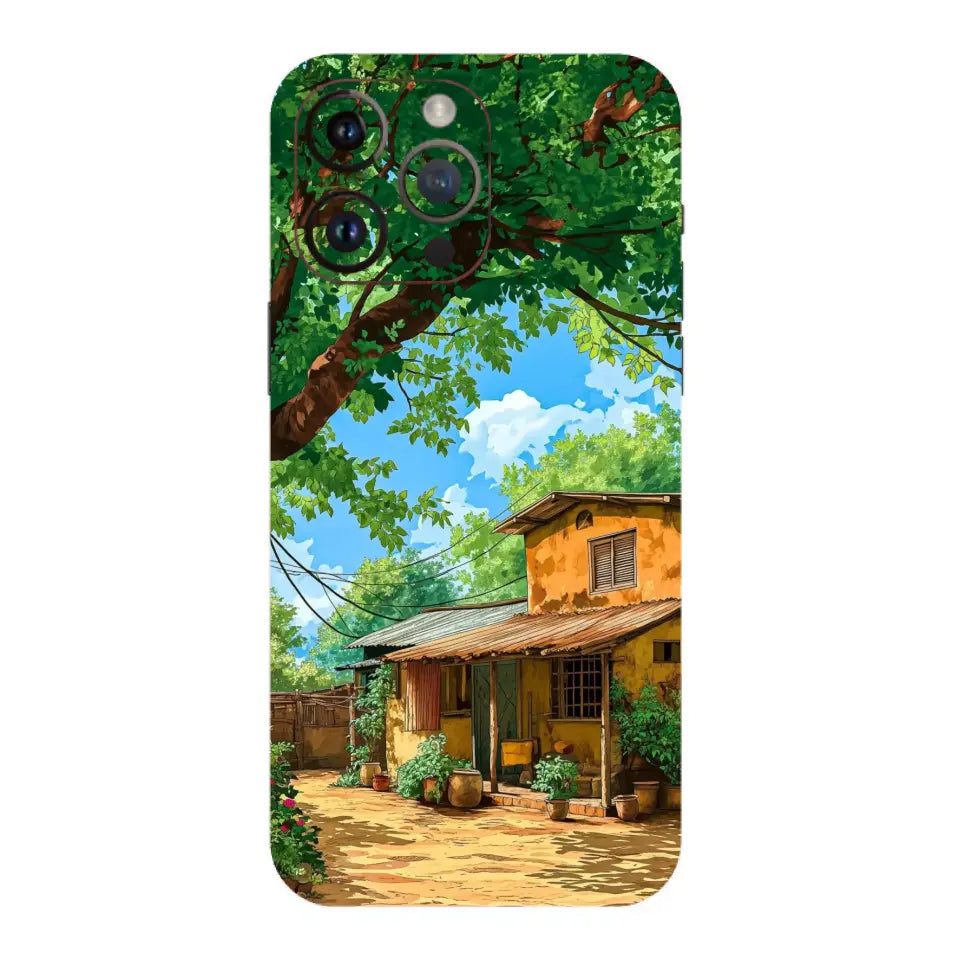 Summer Village House Mobile Skin