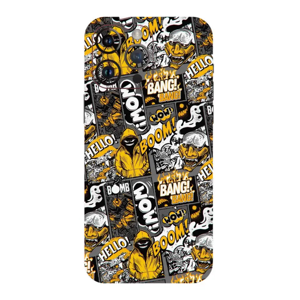 Yellow Boom Bang Mobile Skin