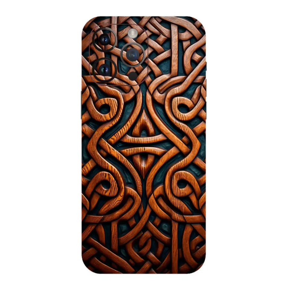 Bronze Celtic Knot Mobile Skin