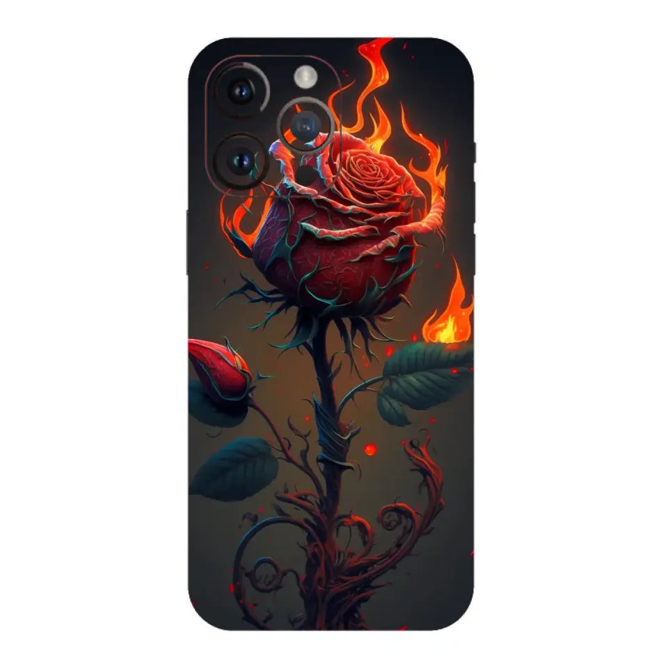 Burning Rose Mobile Skin