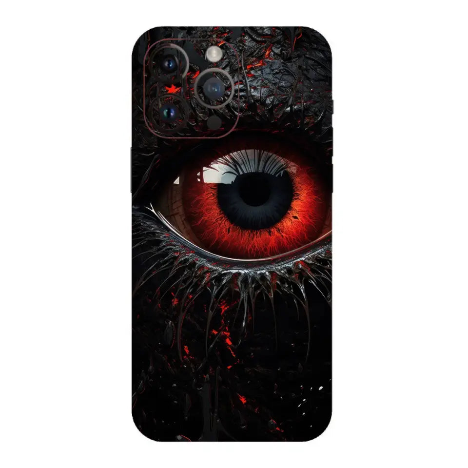 Scary Halloween Red Eye Mobile Skin