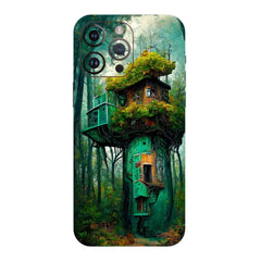 Surrealist Forest Treehouse Mobile Skin
