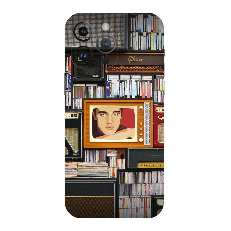 Vintage Stereo Television Mobile Skin