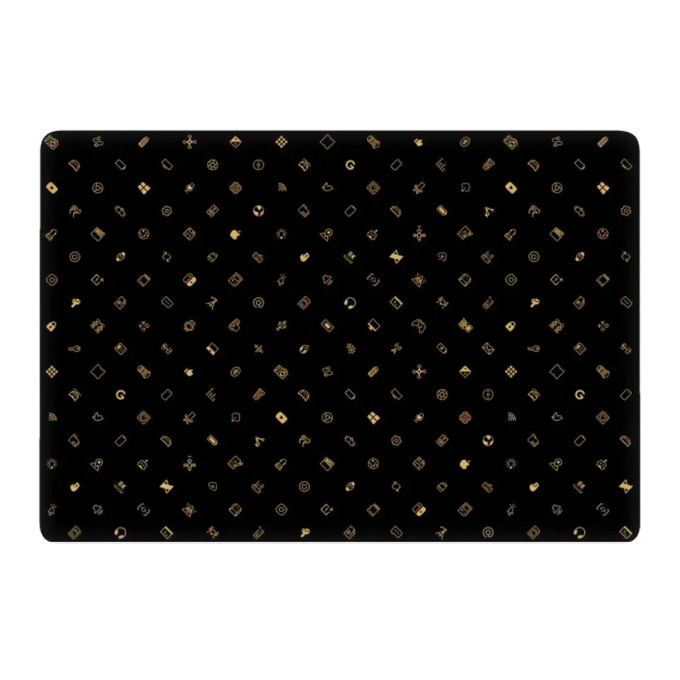 GOLD LOGO LAPTOP SKIN