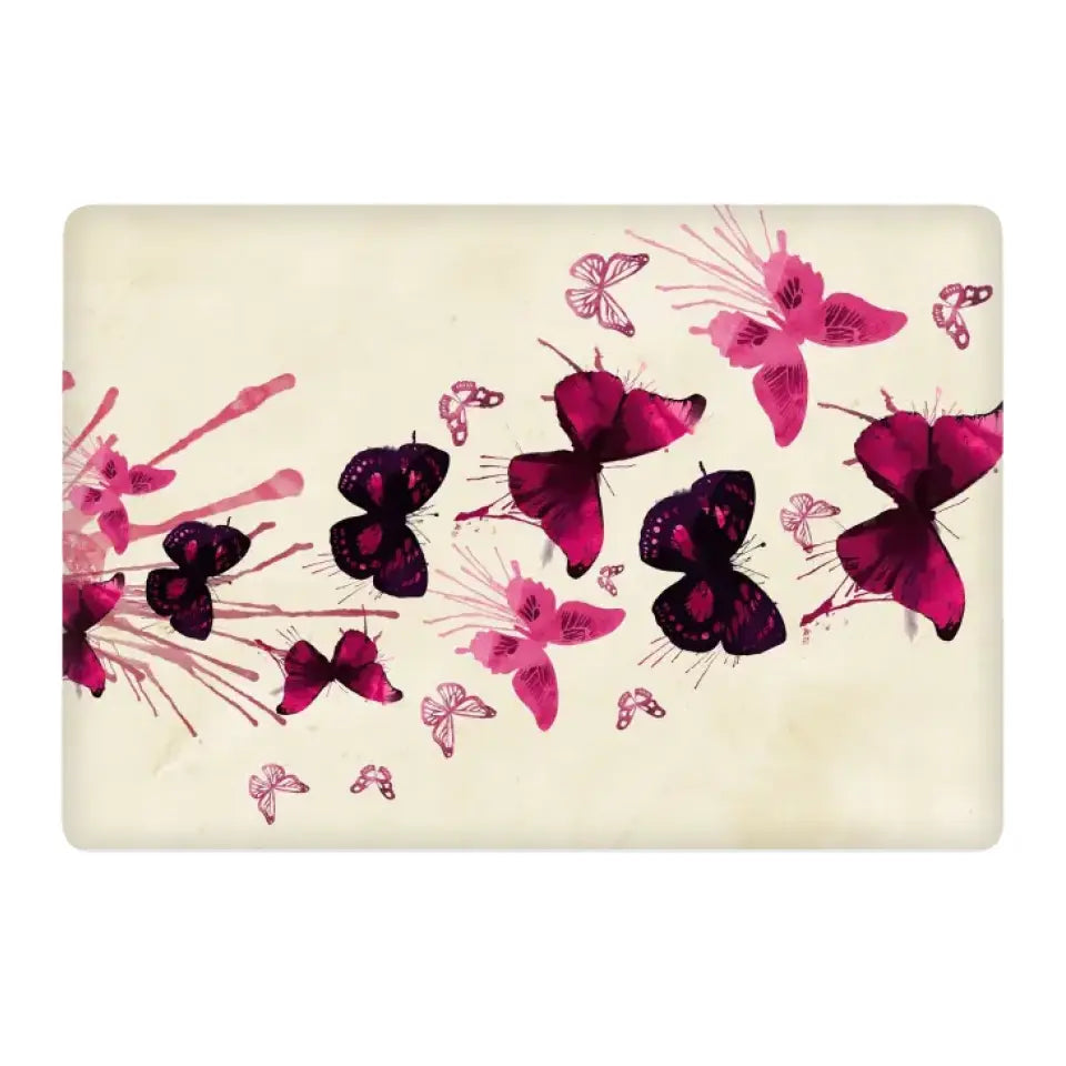 PINK BUTTERFLY  LAPTOP SKIN