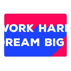 WORK HARD DREAM BIG LAPTOP SKIN