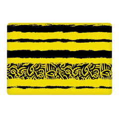 YELLOW DARK LINE LAPTOP SKIN