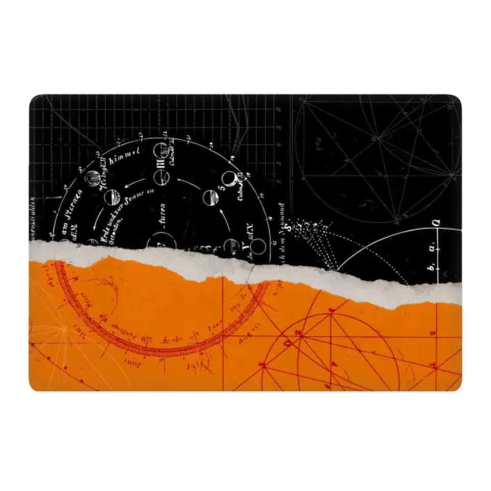 BLACK AND YELLOW LAPTOP SKIN
