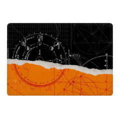 BLACK AND YELLOW LAPTOP SKIN