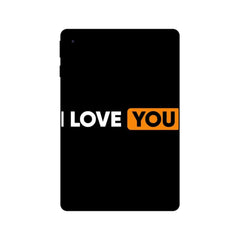 I LOVE YOU TABLET SKIN
