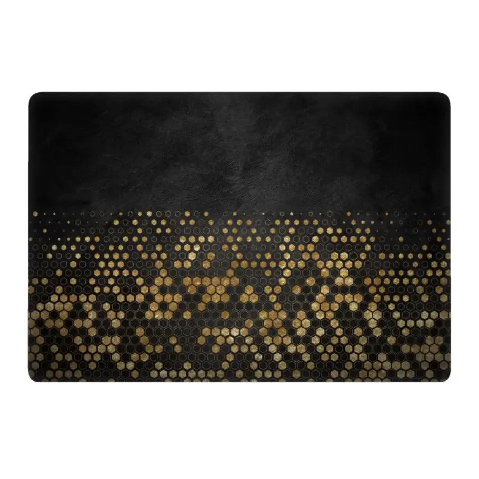 GOLD HONEY CUBE LAPTOP SKIN