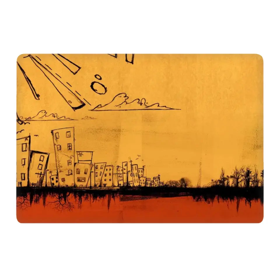 ORANGE WORLD BY COLONY LAPTOP SKIN