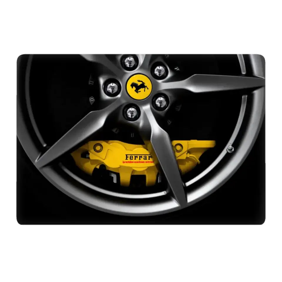 POWER OF FERRARI LAPTOP SKIN