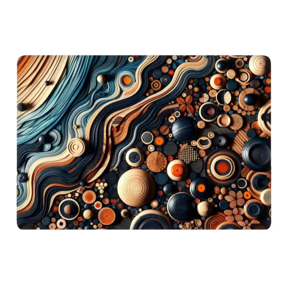 CREATIE WOODEN BALL LAPTOP SKIN