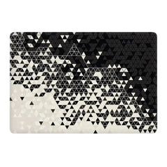 BLACK AND WHITE TRIANGLE APPLE MACBOOK SKIN