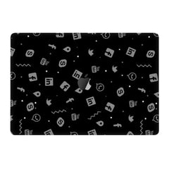 SOCIAL MEDIA LOGO APPLE MACBOOK SKIN
