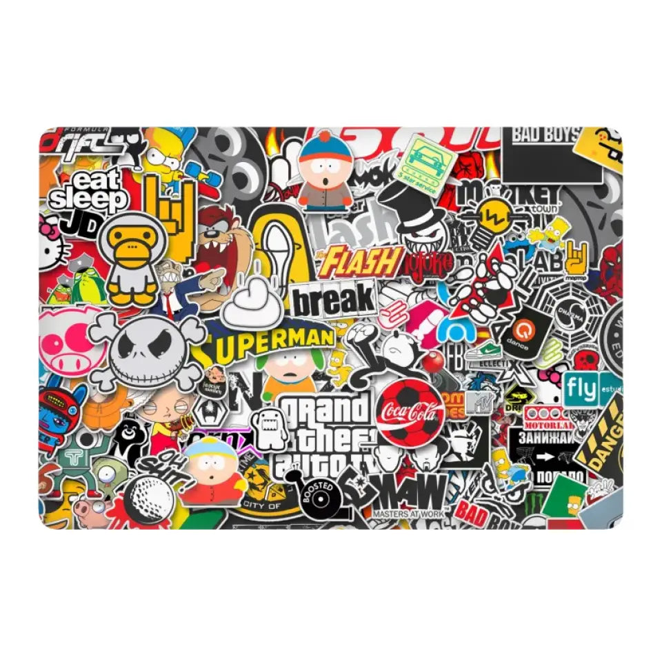 SUPER COMPANY LOGO APPLE MACBOOK SKIN