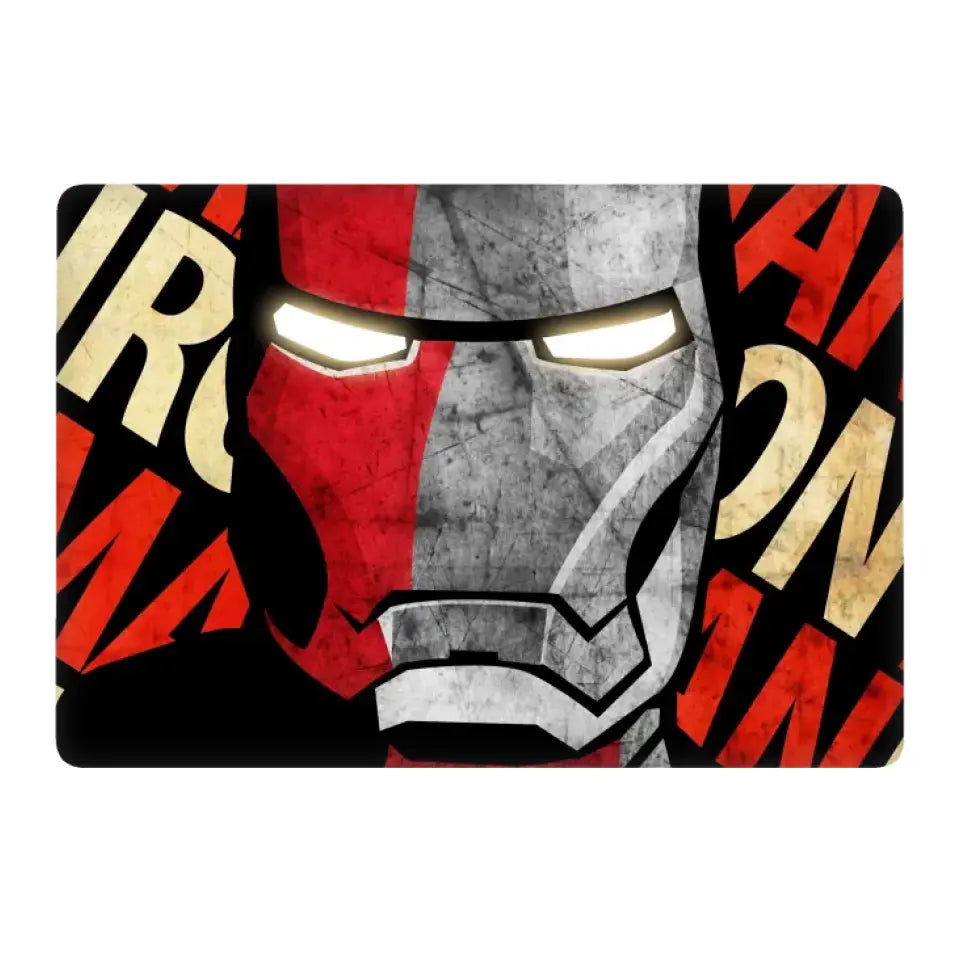 ANGRY IRON MAN APPLE MACBOOK SKIN