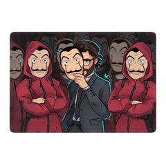 MONEY HEIST TEAM ILLUSTRATIO NEO APPLE MACBOOK SKIN